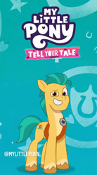 Size: 424x767 | Tagged: safe, screencap, hitch trailblazer, earth pony, pony, g5, my little pony: tell your tale, official, male, sheriff, solo, stallion