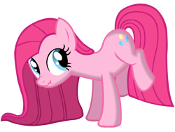 Size: 8000x6000 | Tagged: safe, artist:laszlvfx, pinkie pie, earth pony, pony, g4, magical mystery cure, absurd resolution, female, mare, pinkamena diane pie, scrunchy face, simple background, solo, transparent background, vector