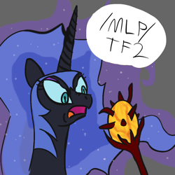 Size: 1000x1000 | Tagged: safe, nightmare moon, g4, /mlp/, /mlp/ tf2 general, sun-on-a-stick, team fortress 2