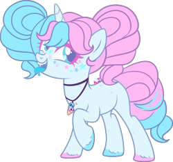 Size: 2338x2176 | Tagged: safe, artist:kurosawakuro, oc, pony, unicorn, base used, female, high res, magical gay spawn, makeup, mare, offspring, parent:double diamond, parent:party favor, parents:partydiamond, simple background, solo, transparent background