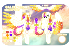 Size: 1700x1200 | Tagged: safe, artist:galeemlightseraphim, oc, oc only, oc:galeem light, pegasus, pony, pegasus oc, reference sheet, simple background, transparent background