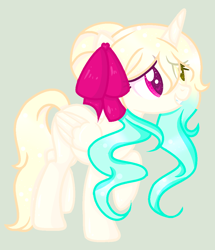Size: 908x1056 | Tagged: safe, artist:yulianapie26, oc, oc only, alicorn, pony, alicorn oc, base used, female, grin, heterochromia, horn, mare, raised hoof, smiling, solo, wings
