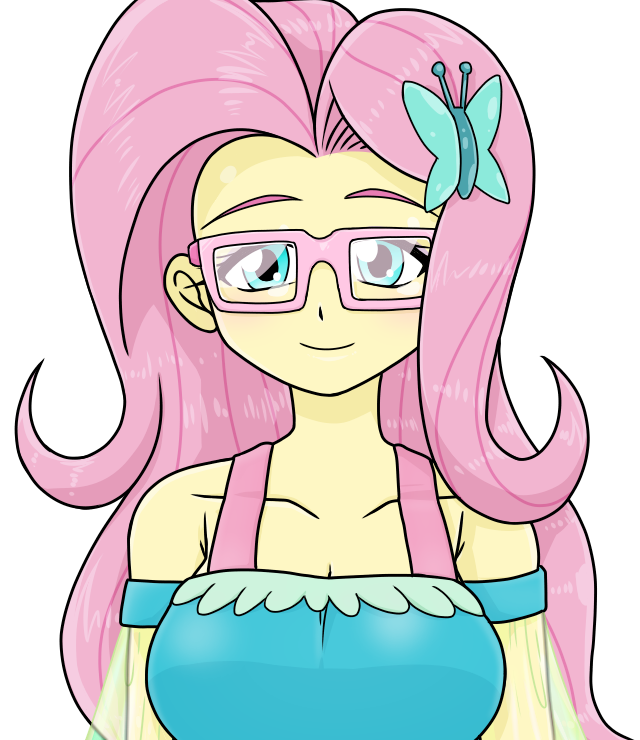 2810145 Safe Alternate Version Artist Batipin Fluttershy Human