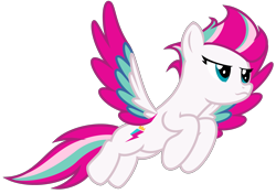 Size: 3500x2470 | Tagged: safe, artist:strategypony, zipp storm, pegasus, pony, g4, g5, my little pony: a new generation, female, flying, g5 to g4, high res, mare, simple background, smiling, solo, transparent background, wings