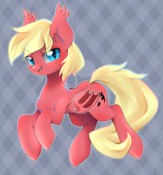 Size: 1862x2000 | Tagged: safe, artist:snow angel, oc, oc only, oc:jack (jackpon3), bat pony, pony, bat pony oc, eye clipping through hair, eyebrows, eyebrows visible through hair, looking at you, male, signature, solo, stallion