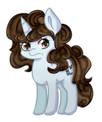 Size: 1000x1200 | Tagged: safe, artist:kittenburger3, oc, oc only, oc:silver, pony, unicorn, female, frown, grumpy, horn, simple background, solo, transparent background, unicorn oc