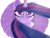 Size: 1600x1200 | Tagged: safe, artist:bel-art606, artist:electric-television, twilight sparkle, alicorn, pony, g4, female, mare, simple background, solo, twilight sparkle (alicorn), white background