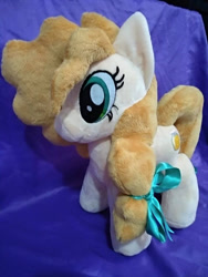 Size: 720x960 | Tagged: safe, artist:darkwolfmx, pear butter, earth pony, pony, g4, female, irl, photo, plushie, solo