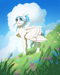 Size: 1600x2000 | Tagged: safe, artist:joan-grace, oc, oc:lesa castle, pegasus, pony, female, mare, solo