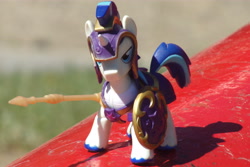Size: 4608x3072 | Tagged: safe, artist:dingopatagonico, shining armor, pony, g4, guardians of harmony, irl, misadventures of the guardians, photo, solo, toy