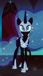 Size: 3000x5334 | Tagged: safe, artist:sarahthefox97, nightmare moon, alicorn, pony, g4, female, solo