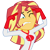 Size: 768x768 | Tagged: safe, artist:thatradhedgehog, sunset shimmer, equestria girls, g4, gritted teeth, invincible, meme, omni-man, one eye closed, simple background, solo, think mark, transparent background, viltrumite