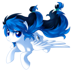Size: 1024x1023 | Tagged: safe, artist:xnightmelody, oc, oc only, oc:melody breeze, pegasus, pony, female, flying, pegasus oc, simple background, solo, spread wings, transparent background, wings