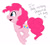 Size: 1024x915 | Tagged: safe, artist:xnightmelody, pinkie pie, earth pony, pony, g4, female, i have done nothing productive all day, simple background, solo, white background