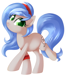 Size: 1024x1173 | Tagged: safe, artist:xnightmelody, oc, oc only, oc:chatterbox, earth pony, pony, earth pony oc, female, full body, hooves, mare, shading, simple background, smiling, solo, tail, transparent background