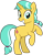 Size: 2400x3100 | Tagged: safe, artist:cheezedoodle96, citrine spark, pony, unicorn, g4, .svg available, braid, female, friendship student, full body, grin, high res, hooves, horn, leaning, looking at you, mare, raised hoof, rearing, show accurate, simple background, smiling, smiling at you, solo, svg, tail, transparent background, two toned mane, two toned tail, vector