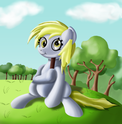 Size: 788x800 | Tagged: safe, artist:inurantchan, derpy hooves, pegasus, pony, g4, disguise, female, mask, silly, tree