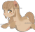 Size: 400x368 | Tagged: safe, artist:xleadmarex, oc, oc only, oc:caramel toffee, earth pony, pony, lying down, pregnant, simple background, solo, transparent background