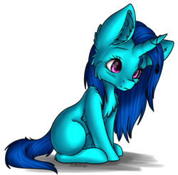 Size: 2470x2429 | Tagged: safe, artist:maneblue, oc, oc only, pony, unicorn, chest fluff, ear fluff, female, high res, horn, mare, simple background, solo, transparent background, unicorn oc