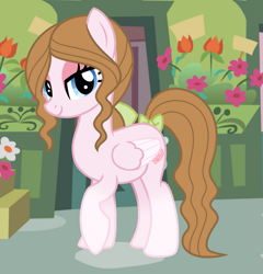 Size: 1155x1203 | Tagged: safe, artist:cindystarlight, oc, oc:flower heart, pegasus, pony, female, mare, solo