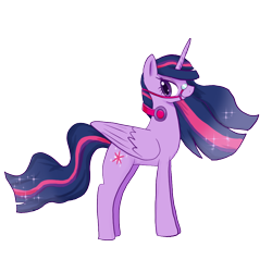 Size: 1000x1000 | Tagged: safe, artist:kushina13, twilight sparkle, alicorn, pony, g4, the last problem, bridle, female, mare, older, older twilight, older twilight sparkle (alicorn), princess twilight 2.0, side view, simple background, solo, tack, transparent background, twilight sparkle (alicorn)