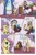 Size: 1041x1600 | Tagged: safe, artist:pencils, idw, discord, fluttershy, rainbow dash, bird, butterfly, cat, dog, draconequus, hedgehog, pegasus, pony, raccoon, squirrel, friendship is magic #94, g4, my little pony: friendship is magic (idw), chessboard, comic, dialogue, duo focus, exclamation point, pun, visual pun, wonderbolts