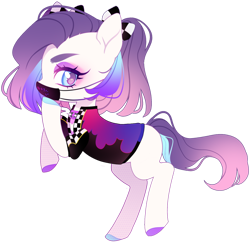 Size: 1024x996 | Tagged: safe, artist:miioko, oc, oc only, earth pony, pony, clothes, colored hooves, earth pony oc, eyelashes, face mask, female, mare, mask, simple background, solo, transparent background