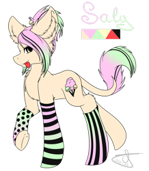 Size: 2286x2623 | Tagged: safe, artist:maneblue, oc, oc only, earth pony, pony, chest fluff, clothes, ear fluff, earth pony oc, female, high res, leonine tail, mare, raised hoof, signature, simple background, socks, striped socks, tail, transparent background, underhoof
