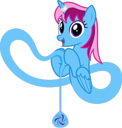 Size: 4000x4184 | Tagged: safe, artist:parclytaxel, oc, oc only, oc:parcly taxel, alicorn, genie, genie pony, pony, albumin flask, .svg available, absurd resolution, female, floating, looking at you, mare, simple background, smiling, smiling at you, solo, transparent background, vector
