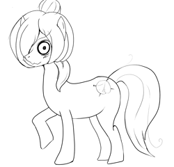 Size: 3383x3242 | Tagged: artist needed, source needed, safe, pony, high res, maya, monochrome, ongezellig, ponified, solo