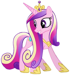 Size: 964x1043 | Tagged: safe, edit, edited screencap, editor:twilyisbestpone, screencap, princess cadance, alicorn, pony, g4, background removed, female, grin, mare, not a vector, simple background, smiling, solo, transparent background