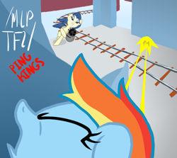 Size: 1063x948 | Tagged: safe, artist:capital_t, powder rouge, rainbow dash, pony, g4, /mlp/, /mlp/ tf2 general, team fortress 2