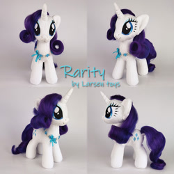 Size: 800x800 | Tagged: safe, artist:larsen toys, rarity, pony, unicorn, g4, irl, photo, plushie, solo