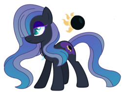 Size: 1280x962 | Tagged: safe, artist:princess-kitsune-tsu, oc, oc only, oc:solar stone, earth pony, pony, base used, earth pony oc, female, frown, full body, hooves, lidded eyes, magical lesbian spawn, mare, offspring, parent:maud pie, parent:nightmare moon, simple background, solo, standing, tail, transparent background