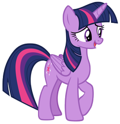 Size: 6593x6772 | Tagged: safe, artist:andoanimalia, twilight sparkle, alicorn, pony, g4, molt down, female, simple background, solo, transparent background, twilight sparkle (alicorn), vector