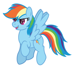 Size: 3000x2873 | Tagged: safe, artist:ponkus, rainbow dash, pegasus, pony, g4, female, flying, high res, mare, simple background, solo, transparent background