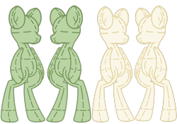 Size: 1700x1200 | Tagged: safe, artist:galeemlightseraphim, oc, oc only, earth pony, semi-anthro, arm hooves, bald, base, bipedal, earth pony oc, mannequin, simple background, transparent background