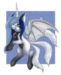 Size: 2214x2708 | Tagged: safe, artist:maneblue, oc, oc only, alicorn, bat pony, bat pony alicorn, pony, bat pony oc, bat wings, choker, coat markings, high res, horn, simple background, socks (coat markings), solo, transparent background, wings