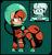 Size: 1186x1241 | Tagged: safe, artist:rexyseven, oc, oc only, oc:rusty gears, earth pony, pony, female, freckles, heterochromia, mare, solo, spacesuit