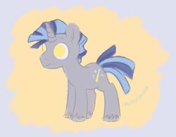 Size: 705x551 | Tagged: safe, artist:kluzart, oc, oc:cobbled, pony, unicorn, male, solo, stallion