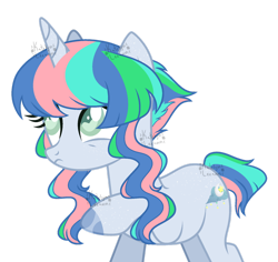 Size: 1280x1209 | Tagged: safe, artist:katelynleeann42, oc, oc:baby moon cribb, pony, unicorn, base used, female, mare, simple background, solo, transparent background