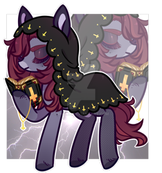 Size: 1024x1092 | Tagged: safe, artist:miioko, oc, oc only, earth pony, pony, book, deviantart watermark, earth pony oc, eyes closed, makeup, obtrusive watermark, simple background, transparent background, watermark, zoom layer