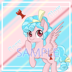 Size: 1268x1268 | Tagged: safe, artist:chemie152, cozy glow, pegasus, pony, g4, female, filly, foal, sample, solo