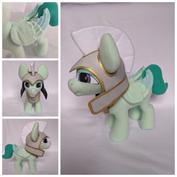 Size: 1024x1024 | Tagged: safe, artist:fleecefriendship, thunder flap, pegasus, pony, g5, my little pony: a new generation, irl, male, multiple views, pegasus royal guard, photo, plushie, royal guard, solo, stallion