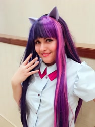 Size: 1440x1920 | Tagged: safe, artist:roxyryoko, twilight sparkle, human, equestria girls, g4, clothes, cosplay, costume, irl, irl human, photo, solo