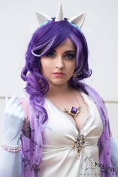 Size: 1280x1920 | Tagged: safe, artist:chiara scuro, rarity, human, g4, clothes, cosplay, costume, irl, irl human, jewelry, necklace, photo, solo
