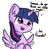 Size: 701x692 | Tagged: safe, artist:tjpones edits, color edit, edit, edited edit, editor:dgck81lnn, editor:lilliz, twilight sparkle, alicorn, pony, g4, adorkable, adorkable twilight, bronybait, colored, cute, dialogue, dork, female, horn, open mouth, princess of friendship, question mark, simple background, solo, spread wings, talking, tjpones is trying to murder us, twiabetes, twilight sparkle (alicorn), white background, wings