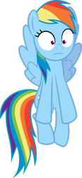 Size: 1668x3596 | Tagged: safe, artist:soren-the-owl, rainbow dash, pegasus, pony, g4, faic, female, flying, front view, frown, full body, hooves, mare, rainbow dash is best facemaker, shrunken pupils, simple background, solo, spread wings, tail, transparent background, vector, wings