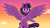 Size: 1920x1080 | Tagged: safe, artist:vladivoices, part of a set, twilight sparkle, alicorn, pony, fanfic:history repeats, g4, animatic, female, open mouth, solo, spread wings, twilight sparkle (alicorn), wings