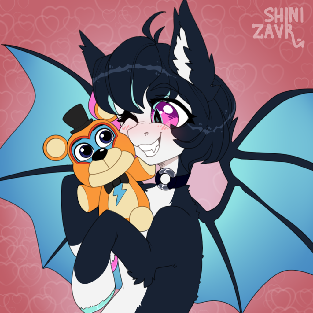 #2815284 - safe, artist:<b>shini</b>951, oc, bat pony, pony, five nights at freddy...